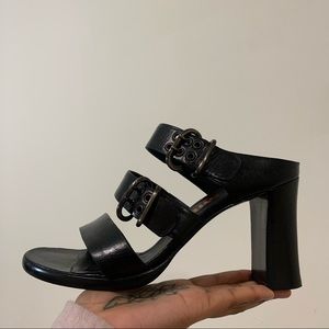Vintage 90s Miu Miu Strappy Sandals W10